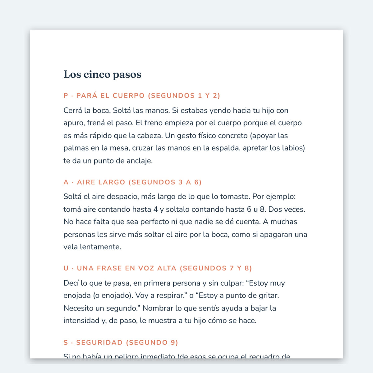 Criar sin gritos: método de 21 días